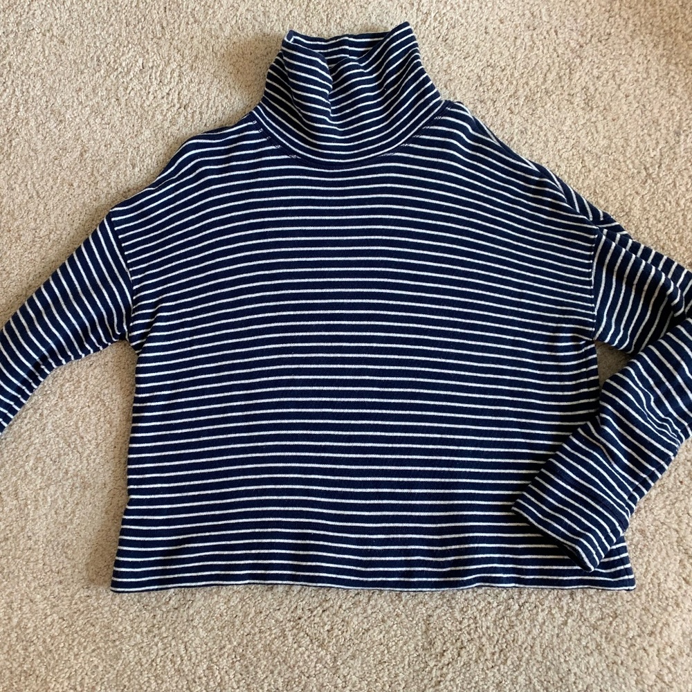 Sweatshirt, Terrycloth, funnel neck